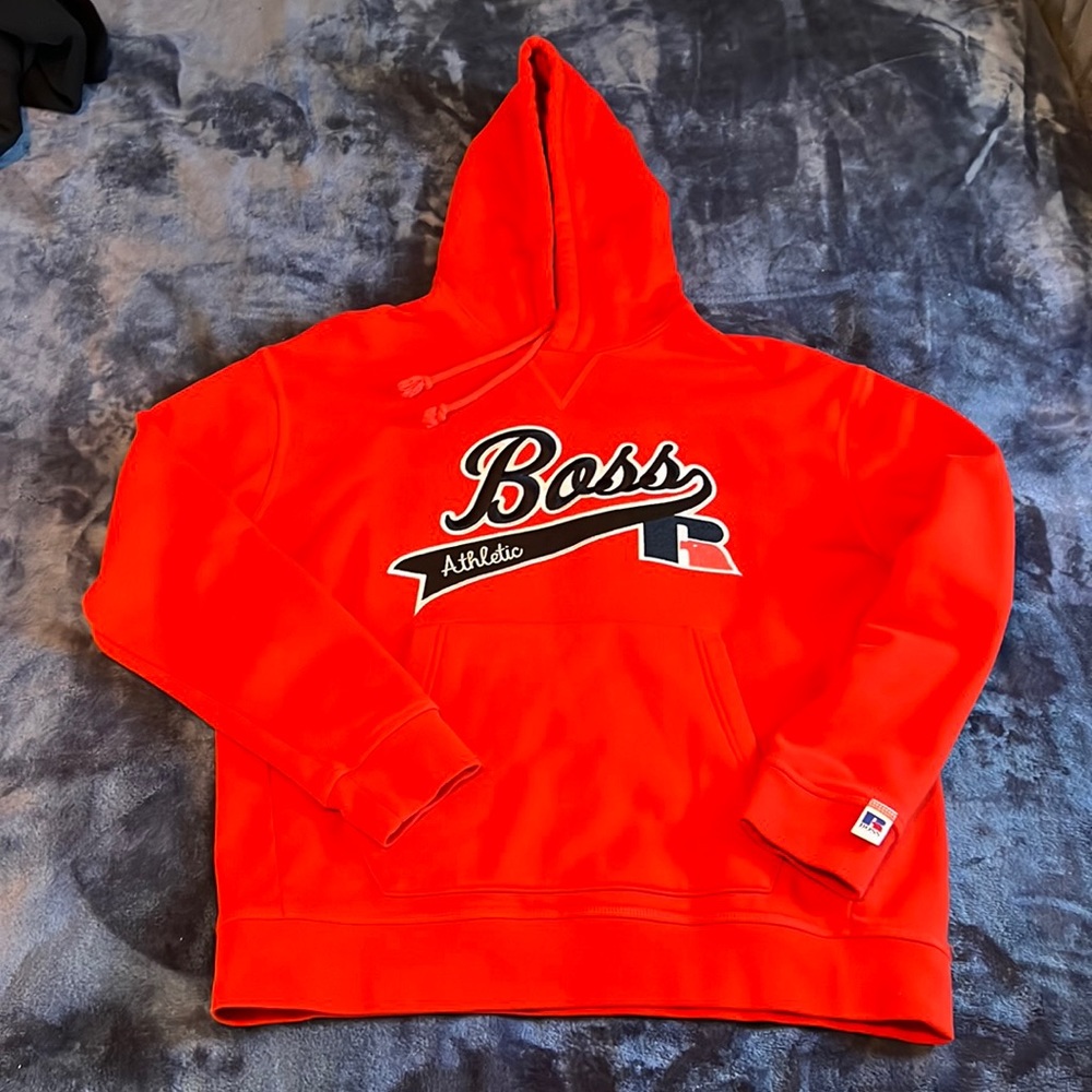 Boss/Russell Collab. Athletic Logo Hoodie